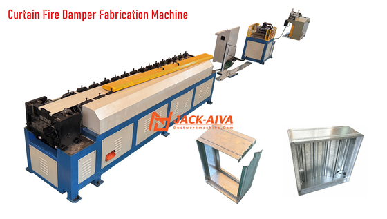 Máquina de Fabricação de Quadros de Amortecedores de Incêndio # Máquina de Fabricação de Amortecedores de Incêndio # Linha de Produção Automática de Quadros de Amortecedores de Incêndio